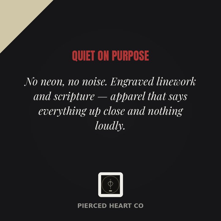 Pierced Heart Co Instagram post — brand ethos post